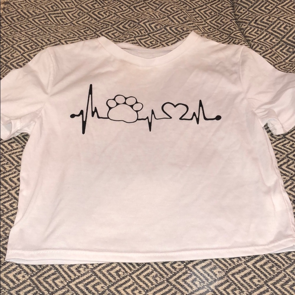 Dogs & Love crop top🐶🐾